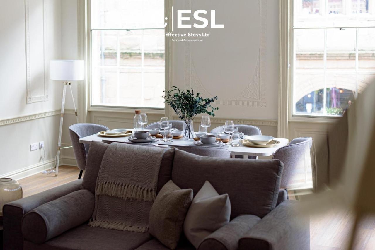 Most Central Luxury Grade 2 Listed Apartment Overlooking Shrewsbury Square - Free Parking Kültér fotó