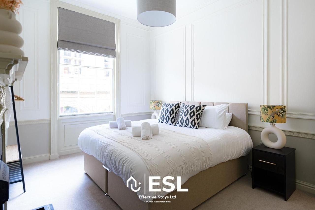 Most Central Luxury Grade 2 Listed Apartment Overlooking Shrewsbury Square - Free Parking Kültér fotó