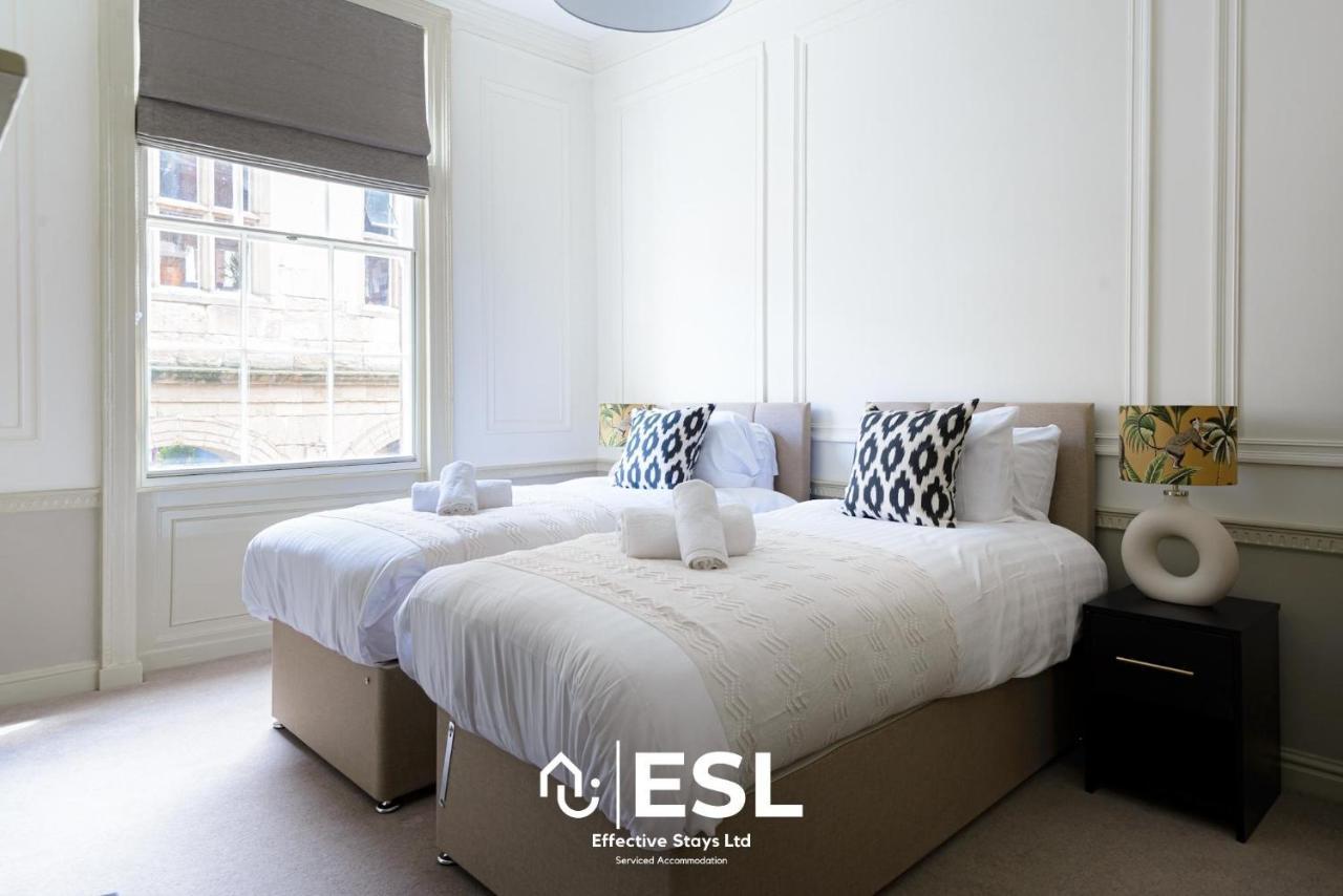 Most Central Luxury Grade 2 Listed Apartment Overlooking Shrewsbury Square - Free Parking Kültér fotó