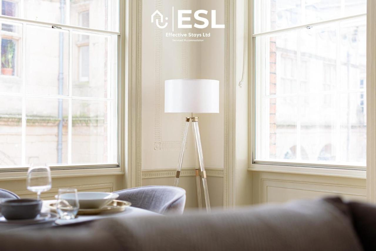 Most Central Luxury Grade 2 Listed Apartment Overlooking Shrewsbury Square - Free Parking Kültér fotó
