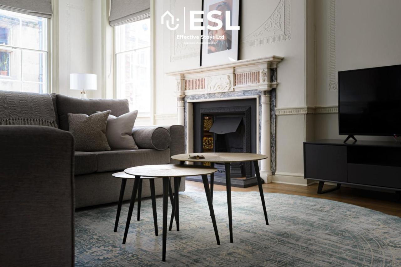 Most Central Luxury Grade 2 Listed Apartment Overlooking Shrewsbury Square - Free Parking Kültér fotó